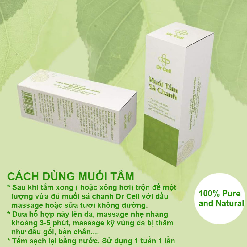 Muối Tắm Thảo Dược, Sạch Mụn Lưng, Mờ Thâm Sạm