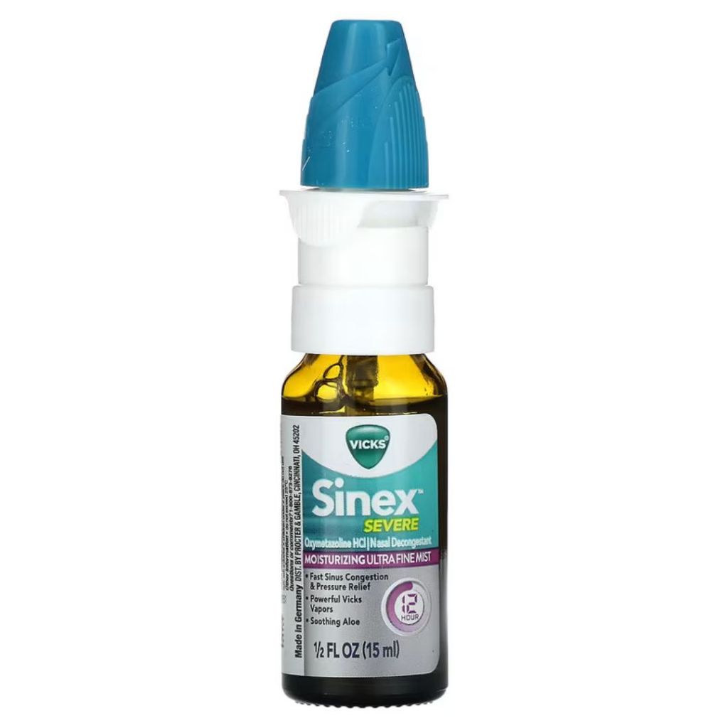 Vicks, Sinex Severe, Moisturizing Ultra Fine Mist, 0.5 fl oz (15 ml ...