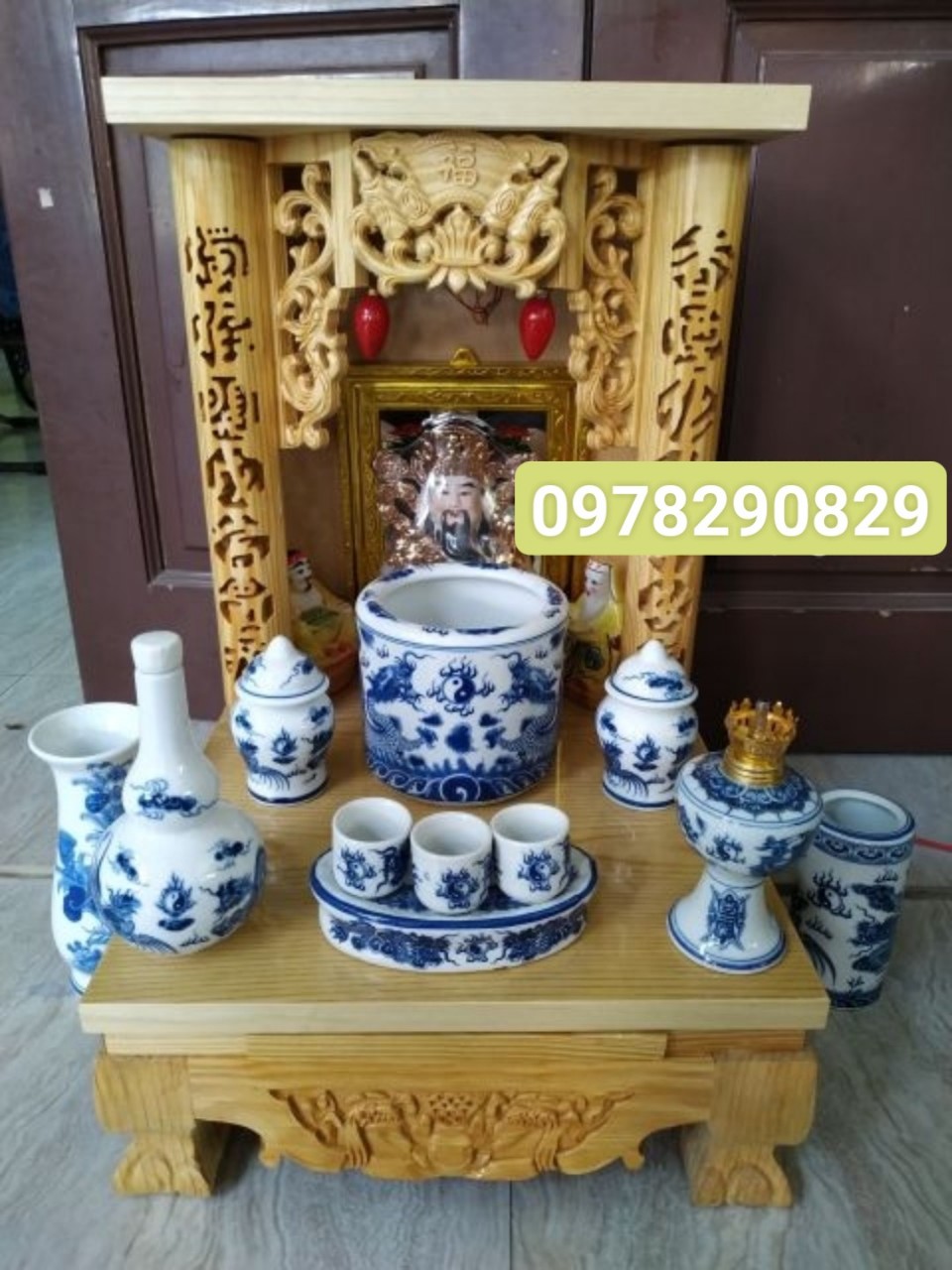 Bộ đồ thờ thần tài ông địa