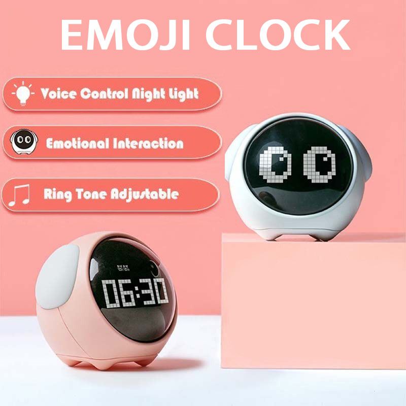 Kids Alarm Clock Wake Up Light Digital Clock With Colors Changing