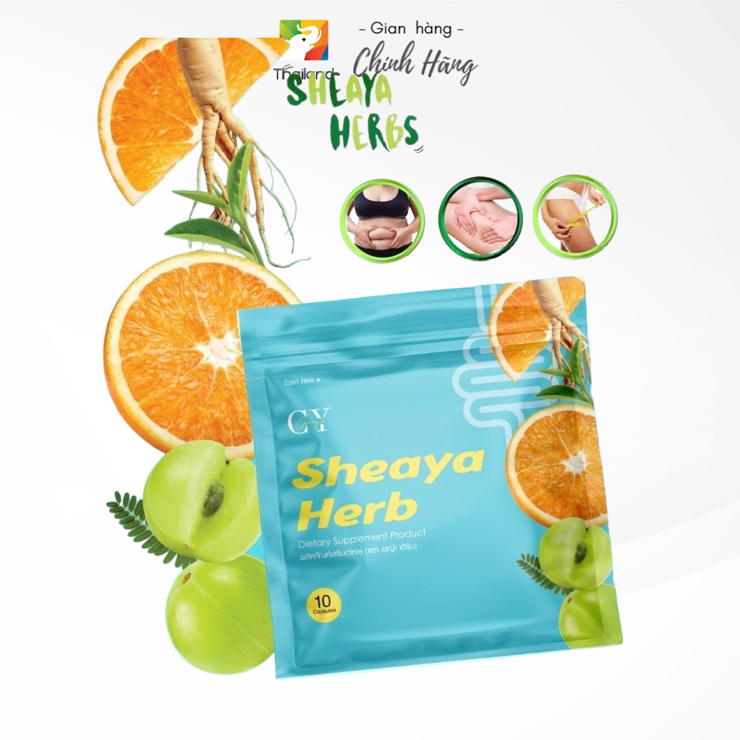 Viên uống giảm mỡ bụng Detox Sheaya Herbs Thái Lan