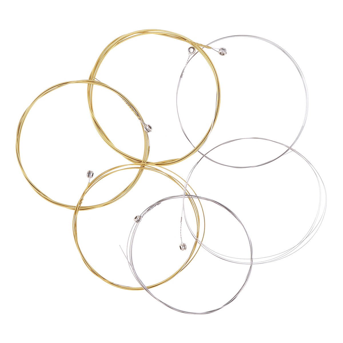 6pcs/set Acoustic Flok Guitar String 009-045 Inch Steel Core