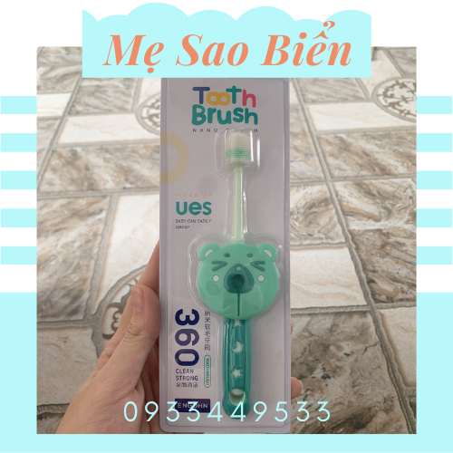 Bàn chải đánh răng xoay 360 độ cho bé
