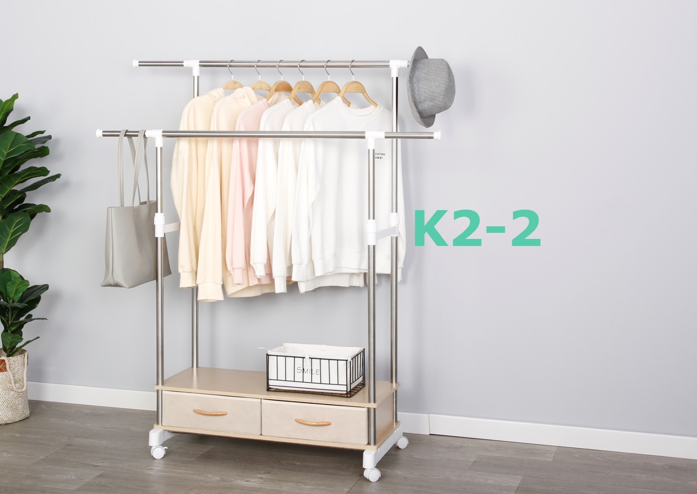 [SG STOCKS] Korean Style Foldable Space Saving Clothes Drying Rack / Laundry Drying Rack