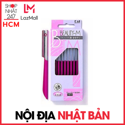 Set 10 dao cạo lông mặt lông mày kai nội địa nhật bản