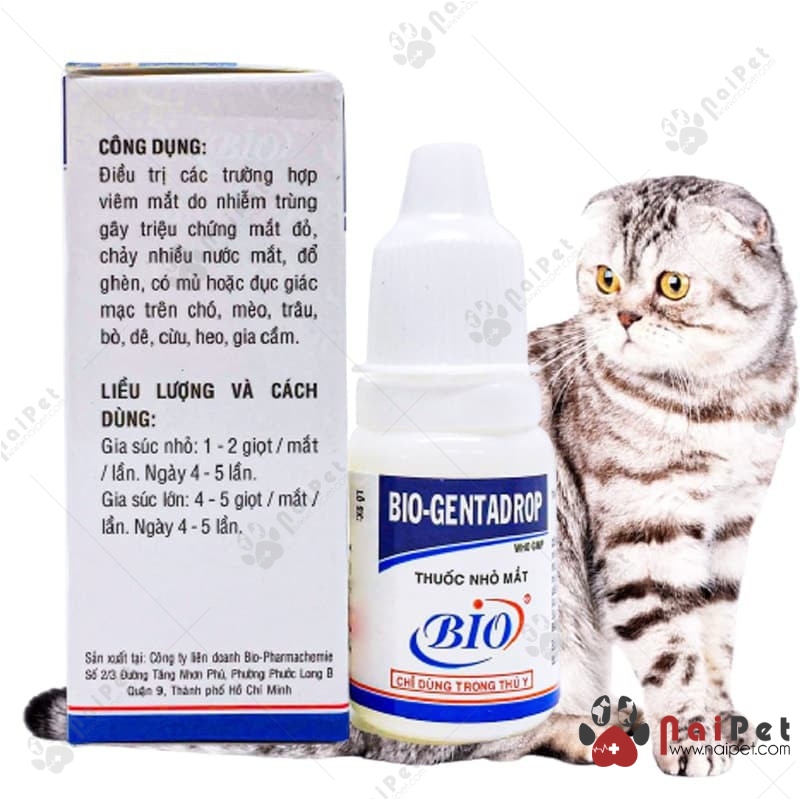 Nhỏ Mắt Bio Gentadrop 10ml