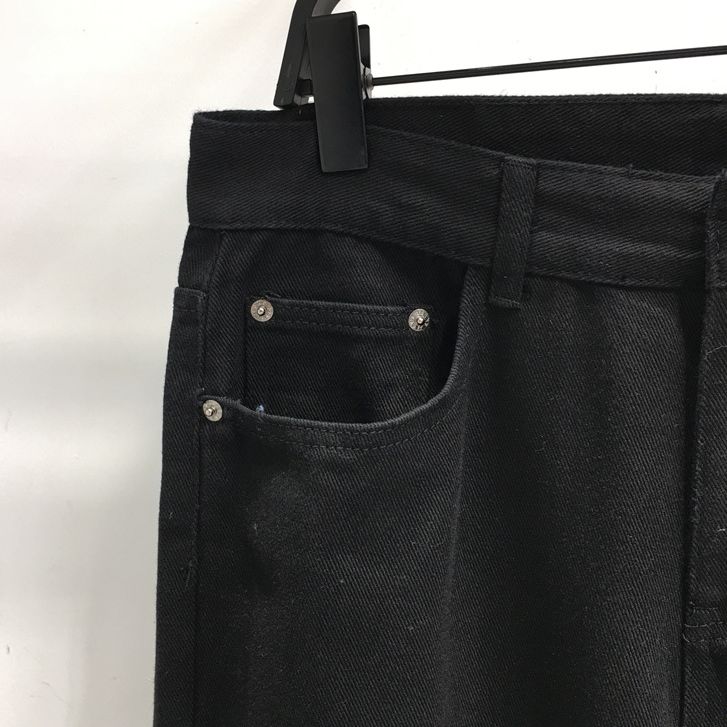 [HÌNH THẬT] QUẦN JEANS NAM ĐEN RÁCH BASIC CAO CẤP CO GIÃN GIÁ RẺ ĐEN03