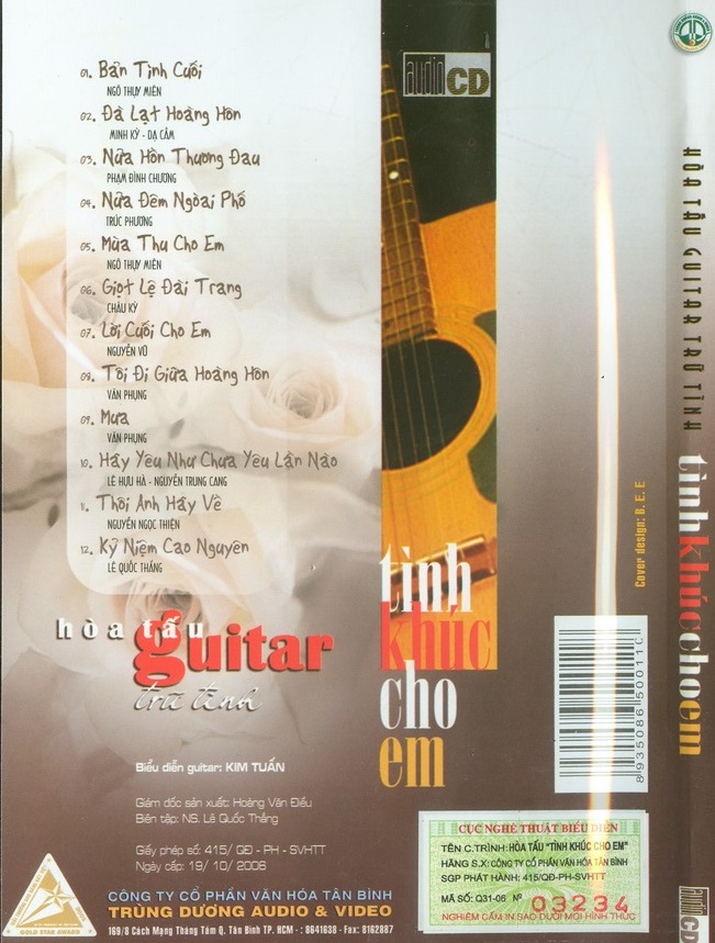 bộ 5 cd nhạc hòa tấu nhạc việt