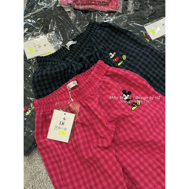 K9QUẦN XUÔNG KẺ CARO MICKEY 2M