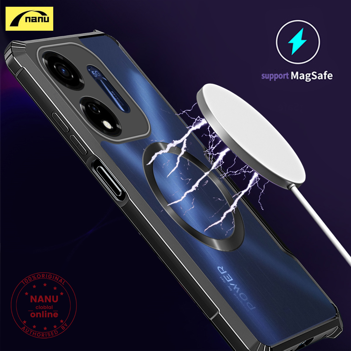 Nanu%20For%20Itel%20P55%205G%20Power%2055%205G%20Plus%20%5BThe%20Beatles%5D%20Compatible%20with%20Magsafe%20Phone%20Case%20Shockproof%20Slim%20Soft%20Cover%20Transparent%20Back%20Protection%20Casing%20-%20Image%208