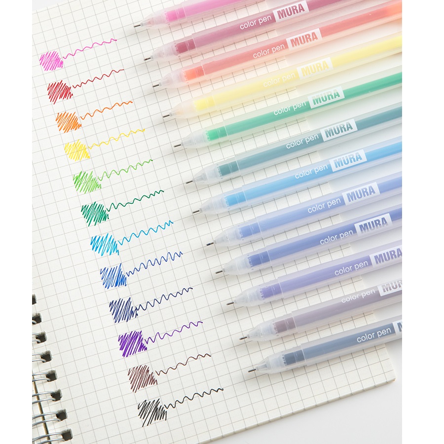 %E3%80%90The%20Quiet%20Page%E3%80%916/10/12%20Color%20Pen%20Set%20Transparent%20Mura%20Style%200.5mm%20Ballpoint%20Gel%20Ink%20Roller%20Ball%20Pens%20Marker%20Liner%20Drawing%20Office%20School%20A6127%20-%20Image%205