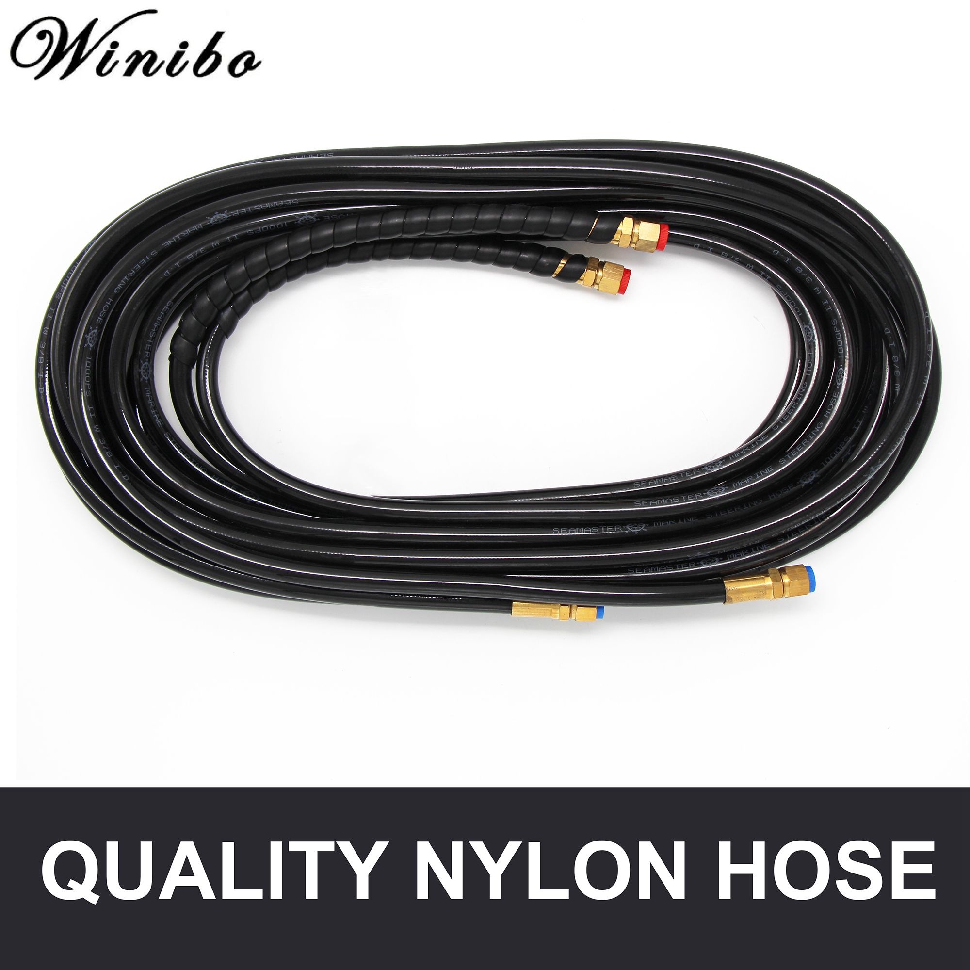 Winibo Hydraulic Steering Hose Size 5/16 Inch 1630 ft Two Pcs