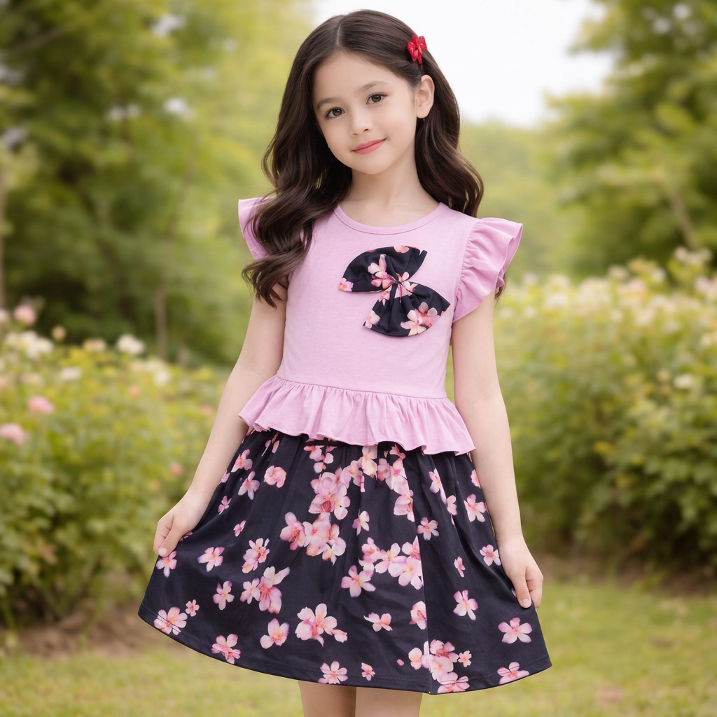 1 piece 1 year to 10 Years Export Quality Girl Baby Frock/Tops/Soft Fabric Baby Girls Dress