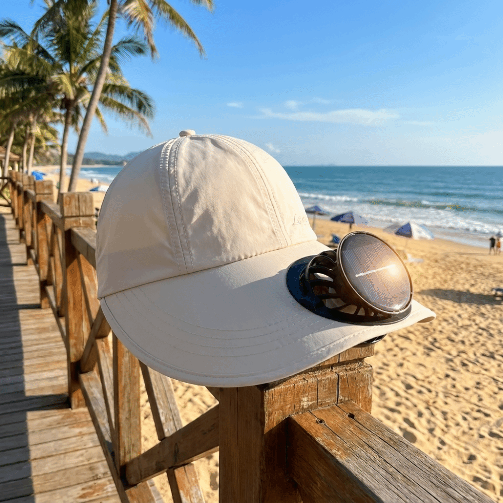 Sun%20Protection%20Rechargeable%20Solar%20Fan%20Hat%20Breathable%20Solid%20Color%20Rechargeable%20Cooling%20Baseball%20Cap%20Lightweight%20Cloth%20Sunshade%20Hat%20for%203.7V600mAh%20Summer%20-%20Image%202
