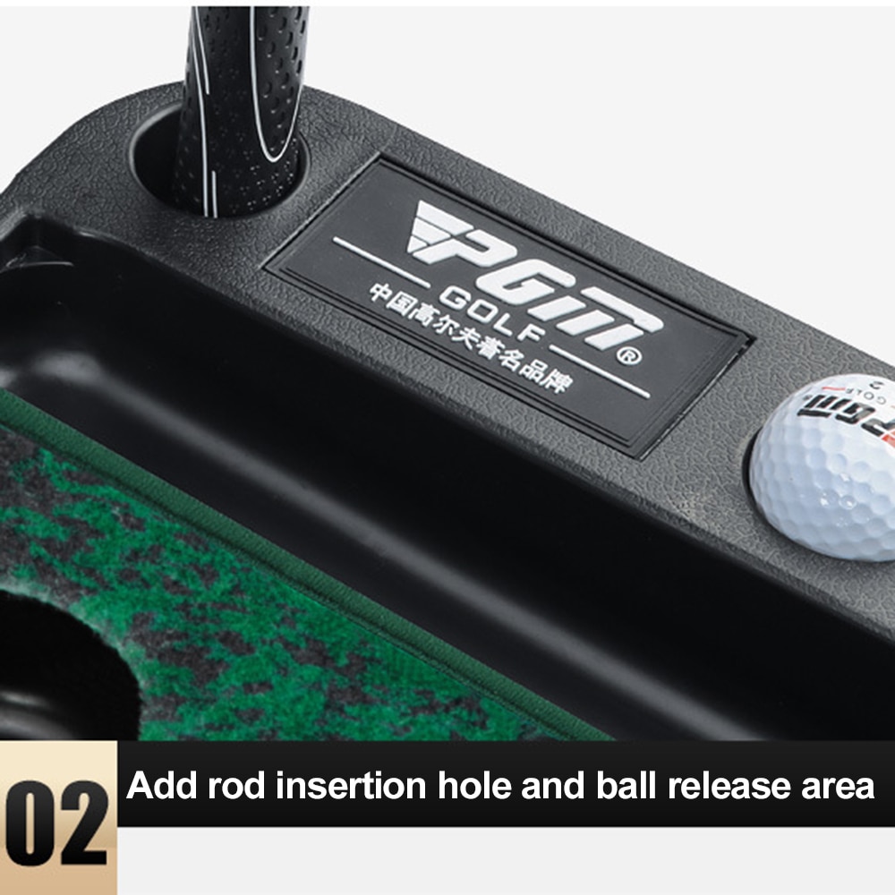 PGM Golf Putter huấn luyện viên 3M Golf đặt Mat Thảm màu xanh lá cây thực hành thiết lập bóng trở lại Mini khu vực lỗ Golf Fairway Mat 골프용품