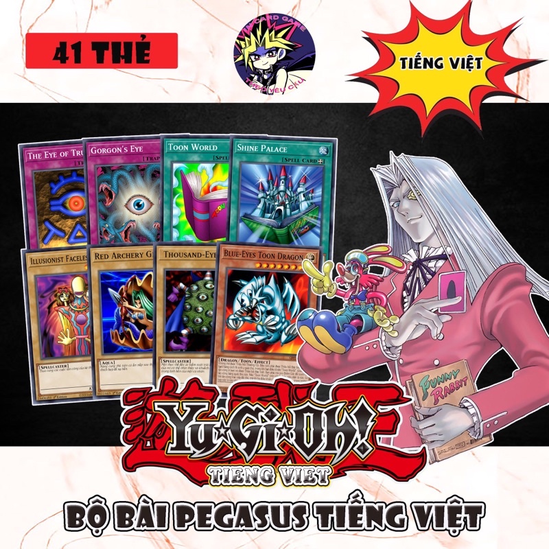 [ Bài In Yugioh ] Bộ Bài Pegasus Tiếng Việt