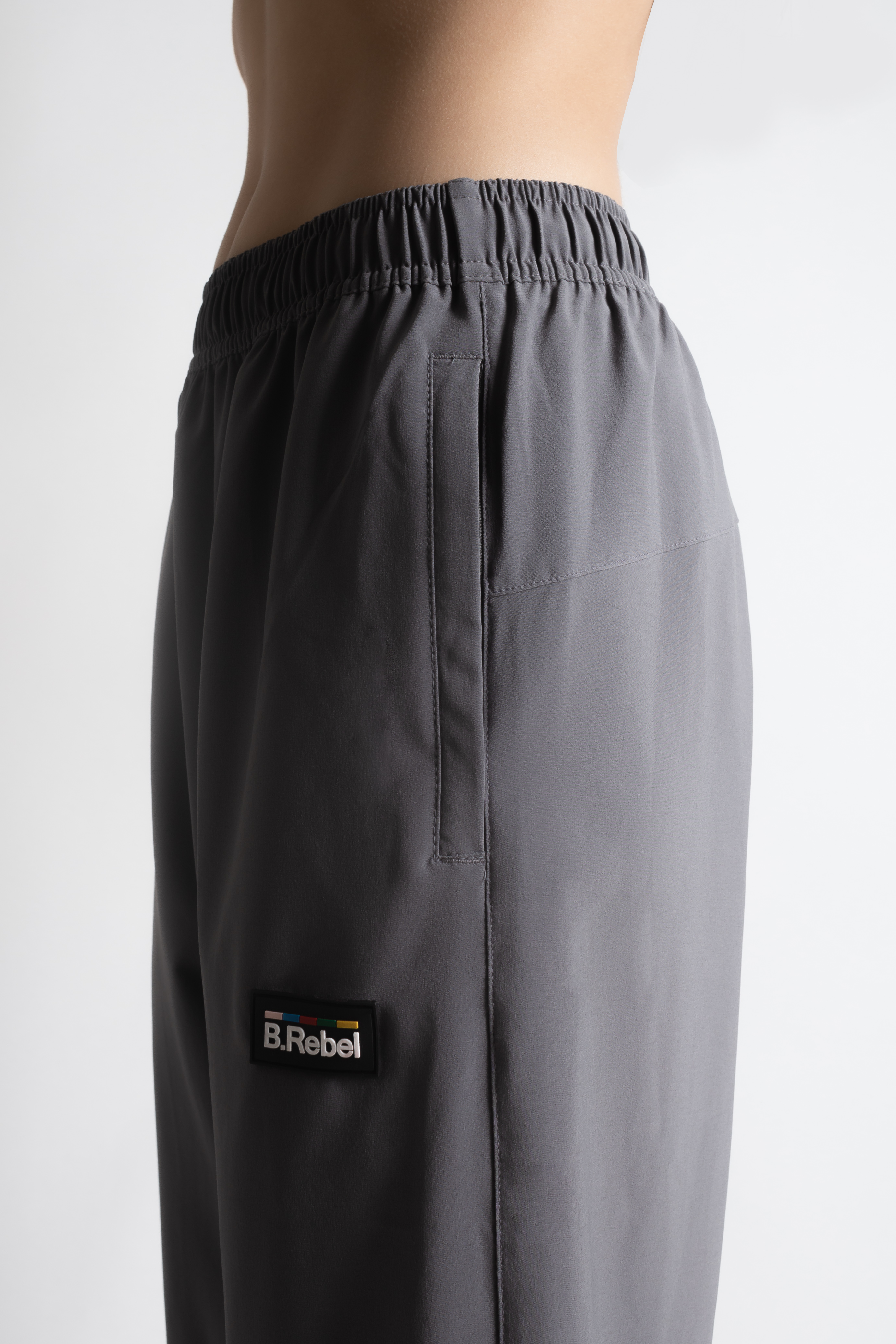 Quần Dài Track Pants B.REBEL Màu Xám