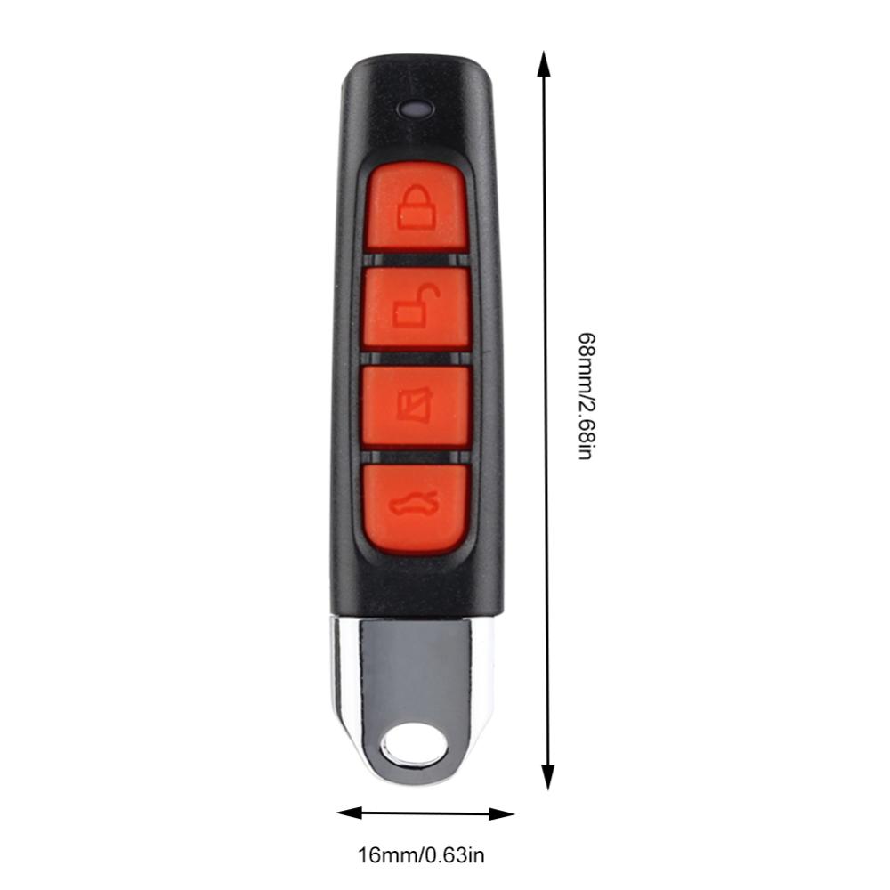 433MHz Remote Controller Plastic 4 Keys Cloning Remote Control Multifunctional Copy Duplicator for Garage Gate