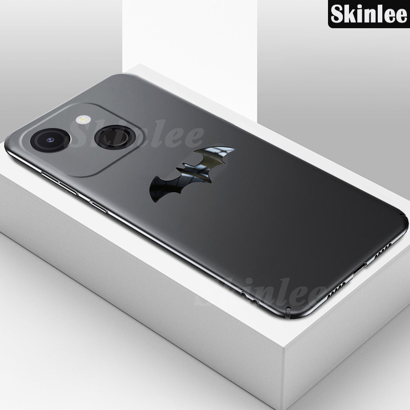 Phone case For itel A50C Back cover Luxury Frosted Matte Back Slim Metal Bat Man Non-slip Full Protective For itel A50C Cover cases.