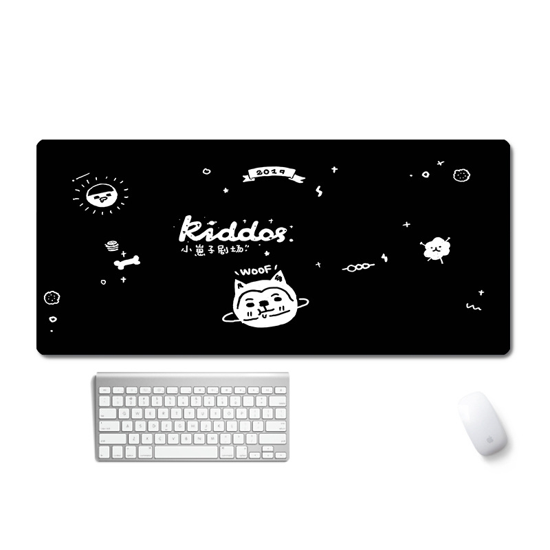 Santa Claus mouse pad small cartoon cute table pad rubber plane game