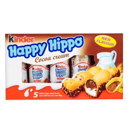 Socola cacao Hà mã Happy Hippo Kinder 5pcs