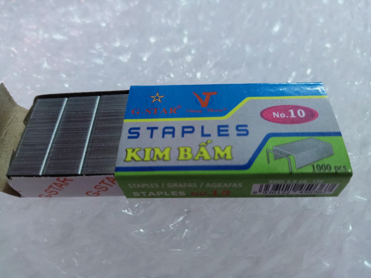 Combo 10 hộp kim bấm số 10 GSTAR No.10 (1 HỘP 1000 KIM)