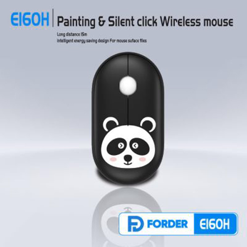 Chuột không dây Wireless FD E160H hình thú siêu kute (4 màu tuỳ chọn) - Nhất Tín Computer
