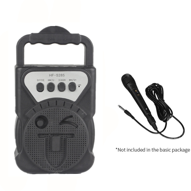 (TẶNG MICRO HÁT) Loa bluetooth không dây hát karaoke HF285, loa xách tay di động công suất lớn bass mạnh...