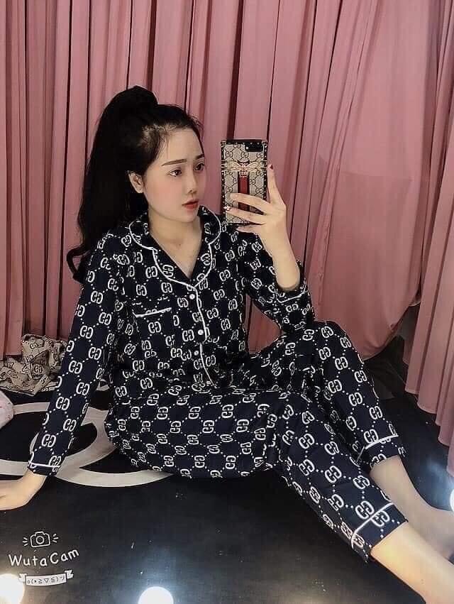 Sale Bộ Pijama (Quần Dài-Tay Dài) Kate Thái Cao Cấp