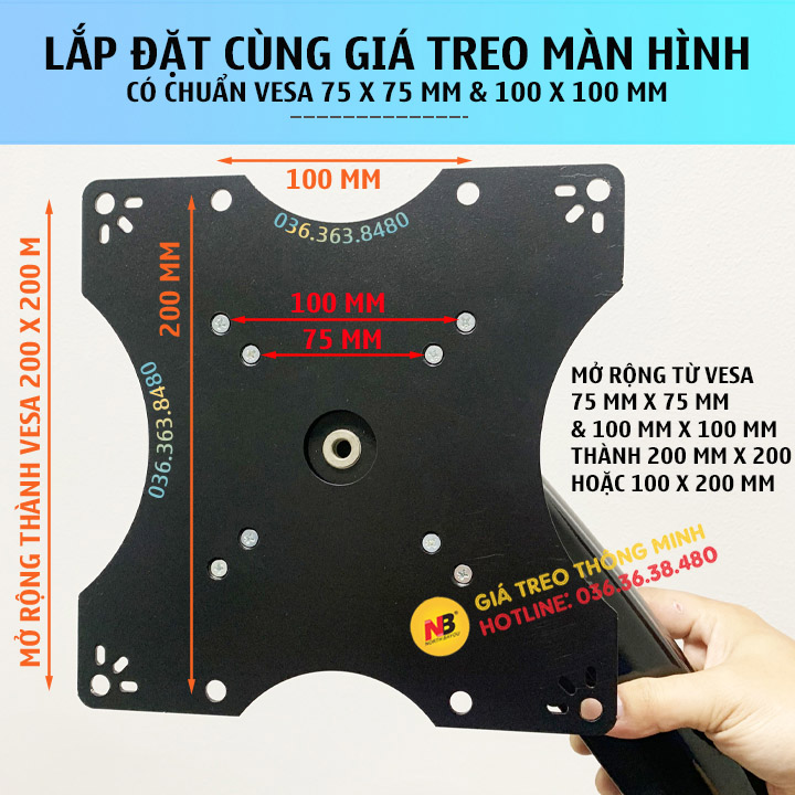 Pad M R ng VESA 200 X 200 Mm VESA Adapter ErgoTek EP5 B Kit Vesa 
