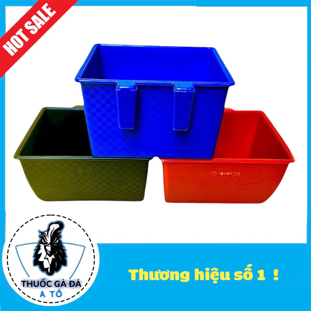 [ PHỤ KIỆN CHIẾN KÊ ] MÁNG VUÔNG gà tre KT (D10XR8) XANH ĐỎ ĐEN