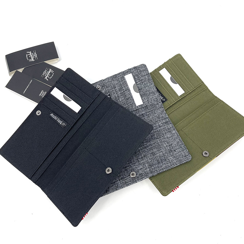 Herschel Men's Fashion Multi-Card Canvas Simple Wallet Supply Co. Thomas RFID Long Wallet