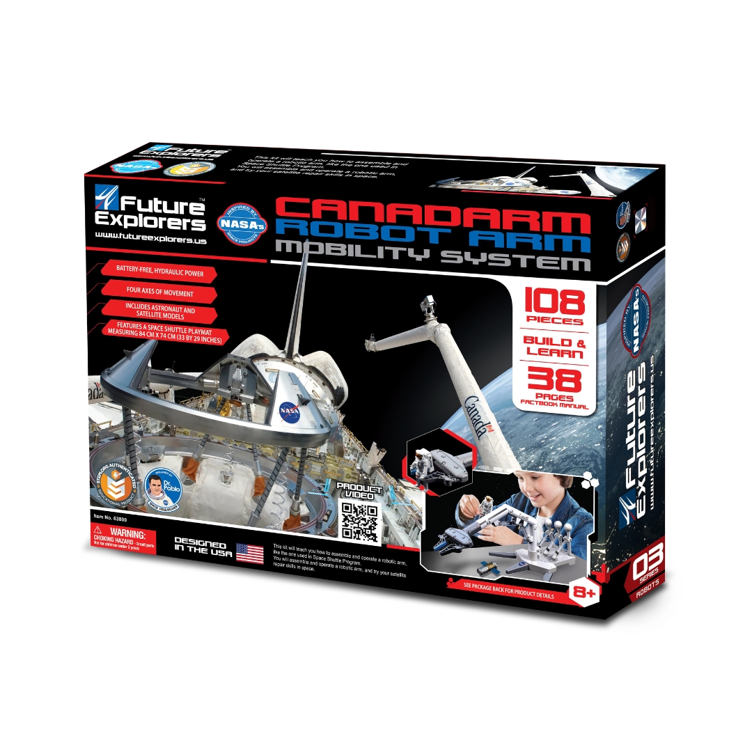 Future Explorers Canadarm Robot Arm Space Toy for Kids - Main Image