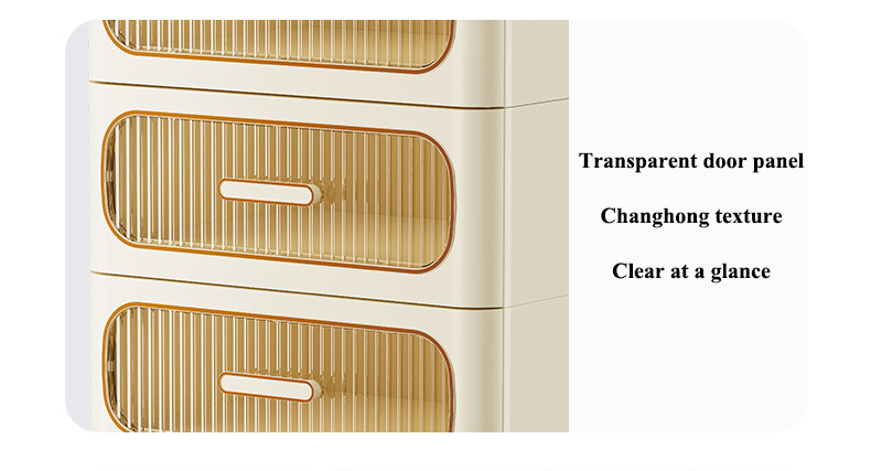 Multi-functional living room cabinets, high-value cream-style multi-layer drawer storage cabinets, bedroom bedside tables