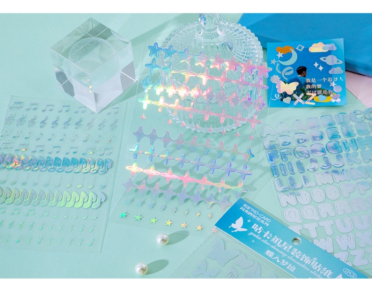 Sticker Decor Toploader Hologram - Be Tiny Stationery