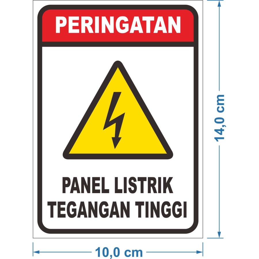 Rambu Bahaya Listrik Tegangan Tinggi Fence Signs Electric Fence The 