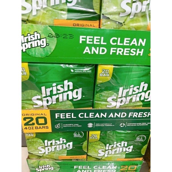 Combo 20 xà phòng cục Irish Spring Original (113g)