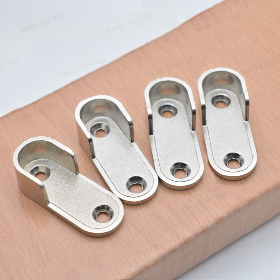 Bas treo thanh suốt tủ quần áo inox 201 - tặng vít