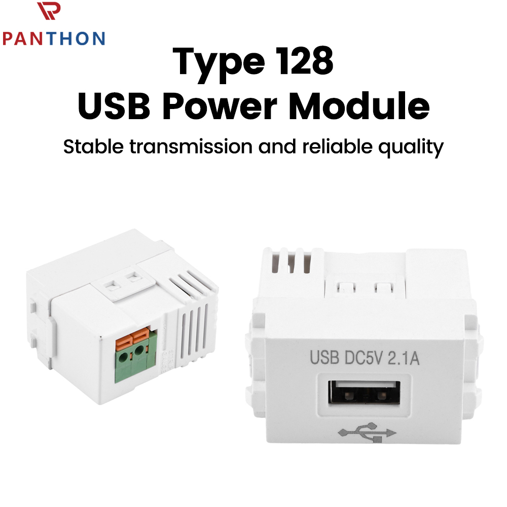 Panthon 128 type usb power module 220v socket 5v 2.1a mobile phone charging module switch adapter pcb charging module