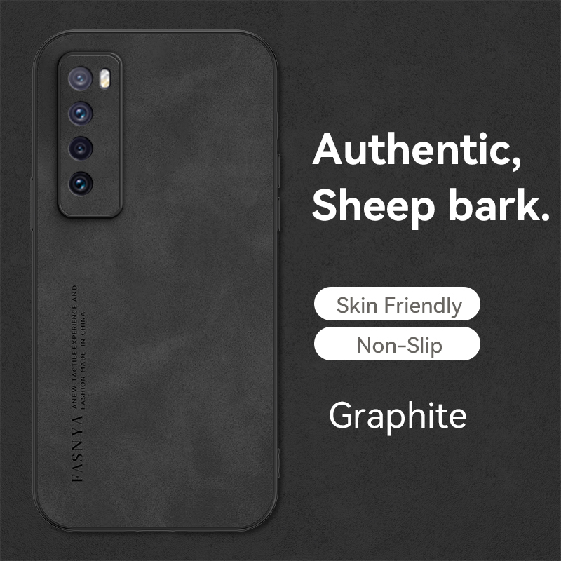 For Huawei Nova 7 7PRO Case Huawei Nova 7SE TPU Soft Shockproof Matte Phone Casing Leather Texture Cover