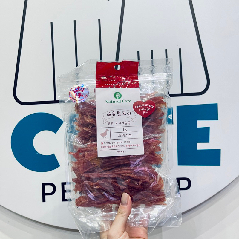 Thịt gà/vịt sấy mềm natural core cho chó mèo 180gr