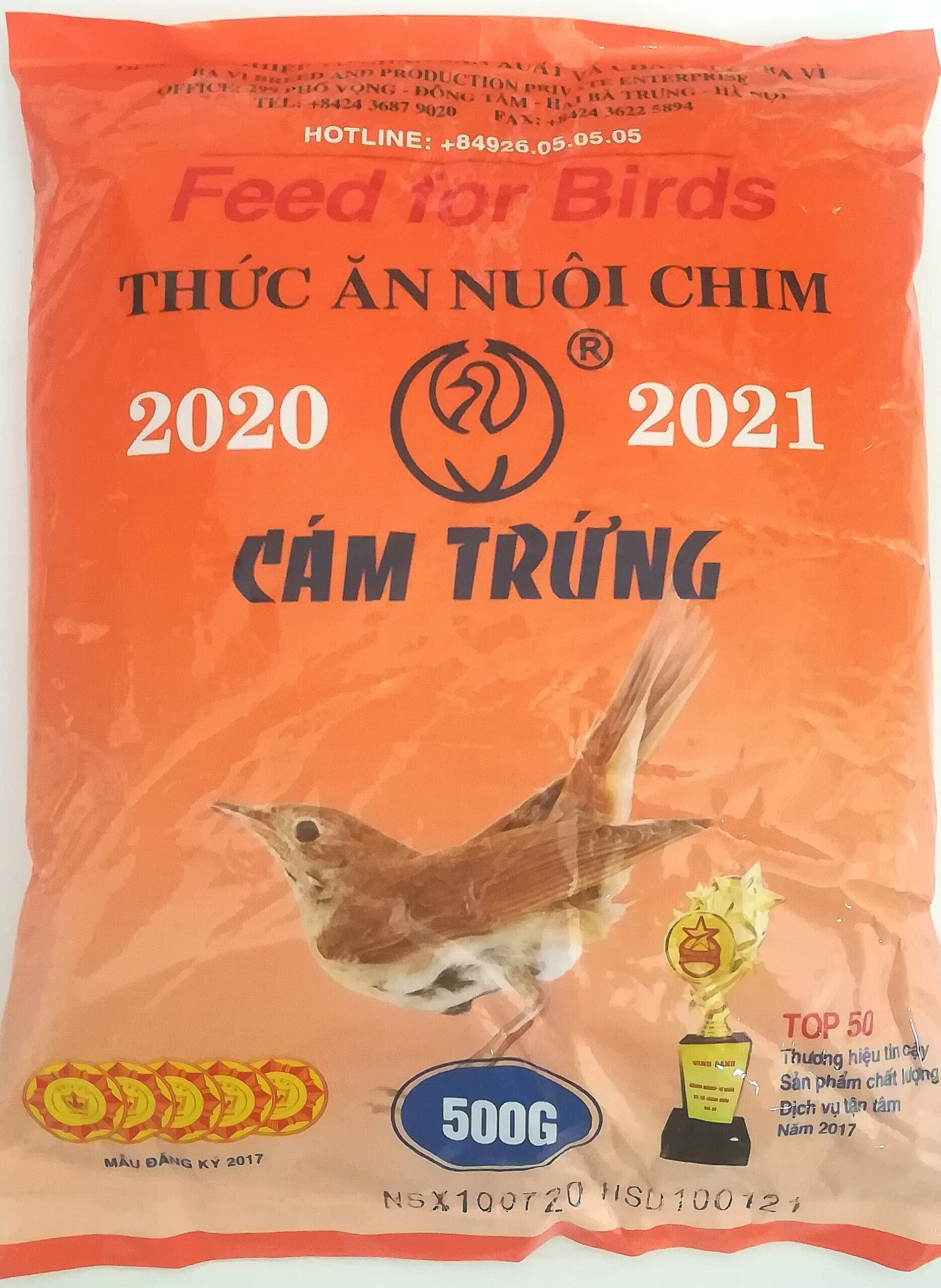 500gr Cám Chim ( Cám trứng )