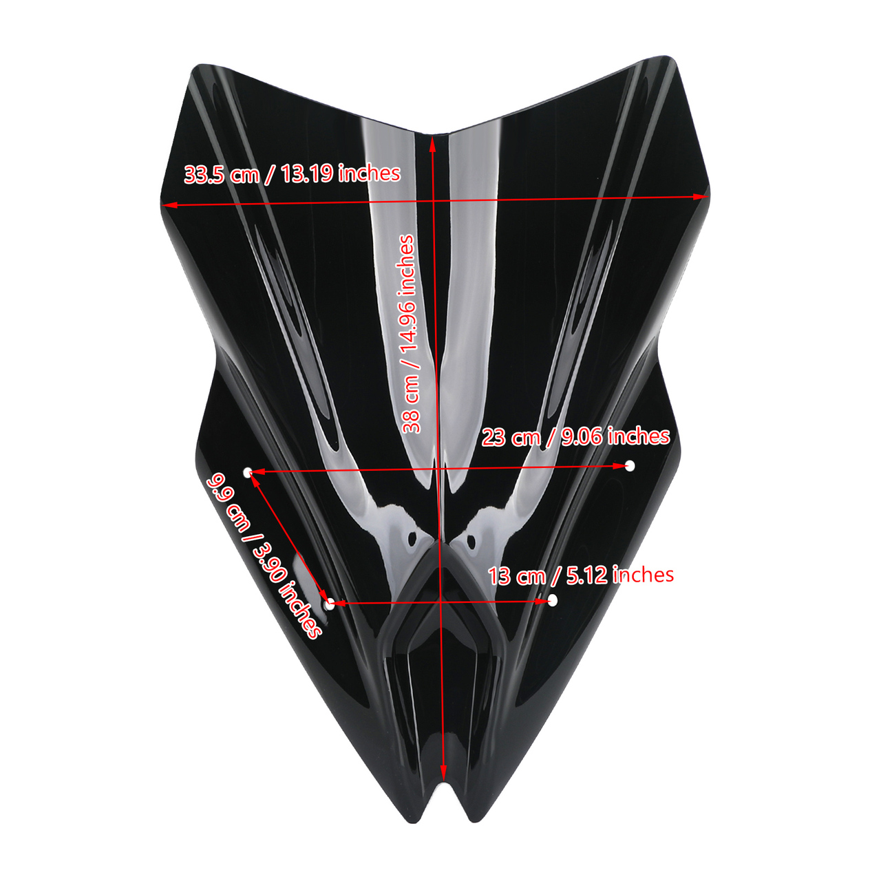 Motorcycle Double Bubble Windshield WindScreen Screen Flyscreen Deflector For Kawasaki Ninja 650 EX650 ER6F EX 650 ER-6F 2017 2018 2019