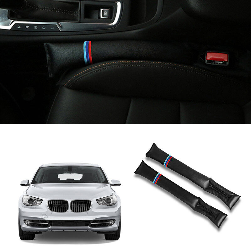 2pcs pu leather car seat gap filler pad hand brake gap filler mat for bmw e46 e39 e60 e61 e62 e90 e91 e92 e93 x3 x5 x6