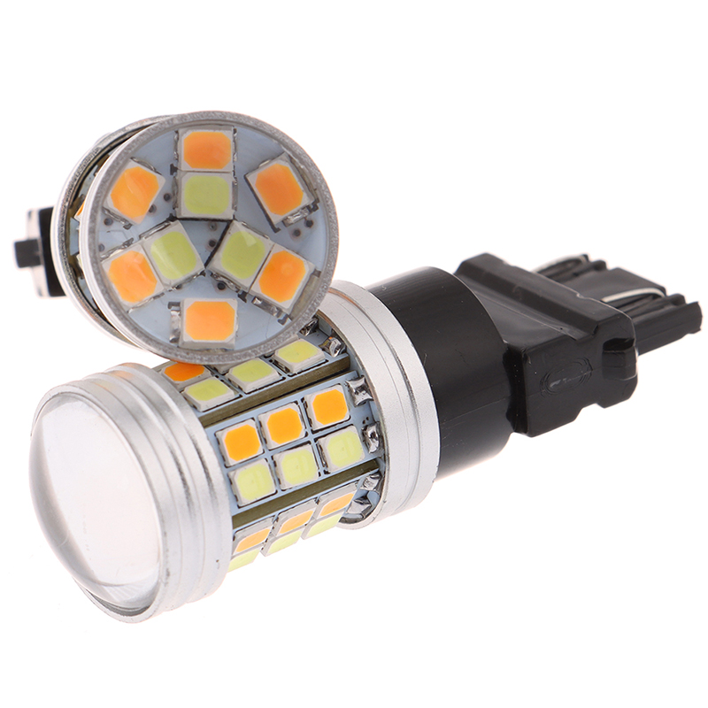 2Pcs%203157%20LED%20Amber%20White%20Rear%20Turn%20Signal%20Parking%20High%20Power%20Light%20Bulbs%20-%20Image%204