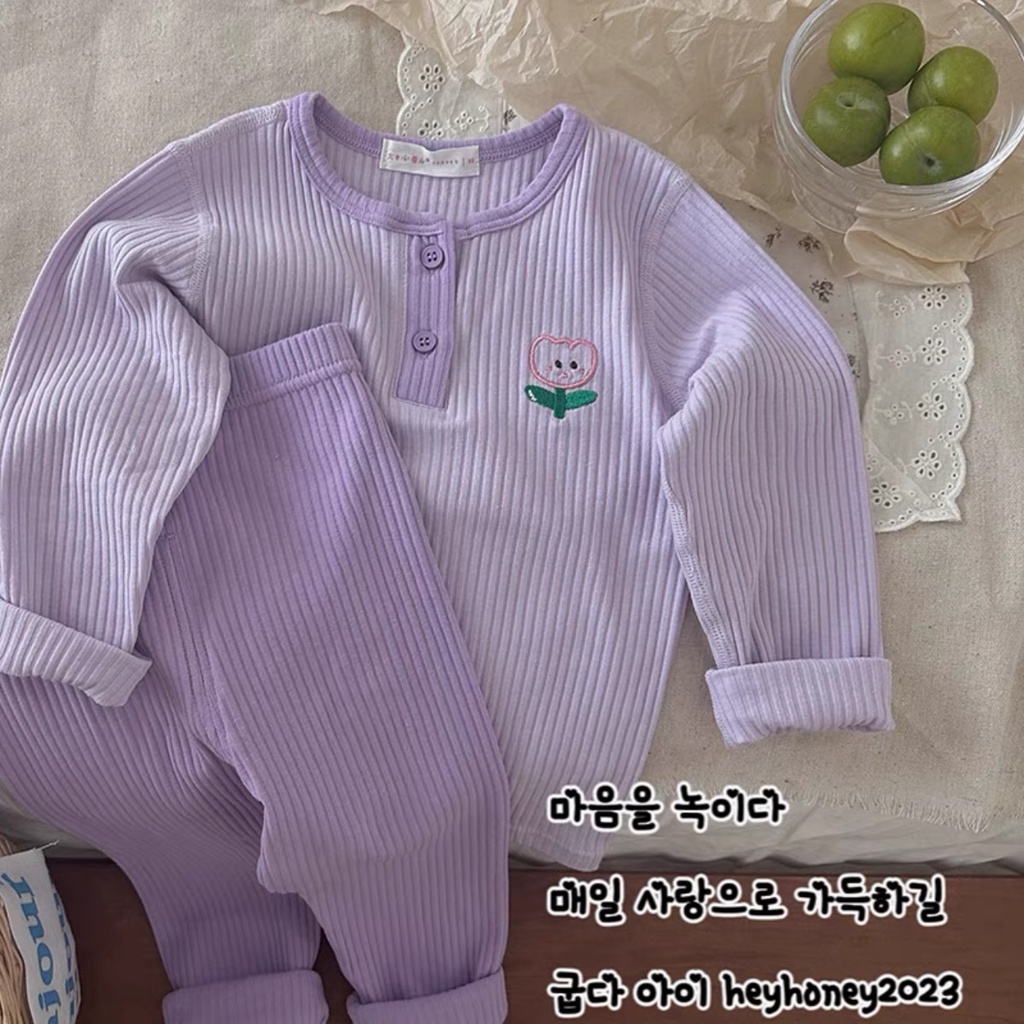 Bộ tăm cổ trụ in hình bé trai bé gái 6-18kg