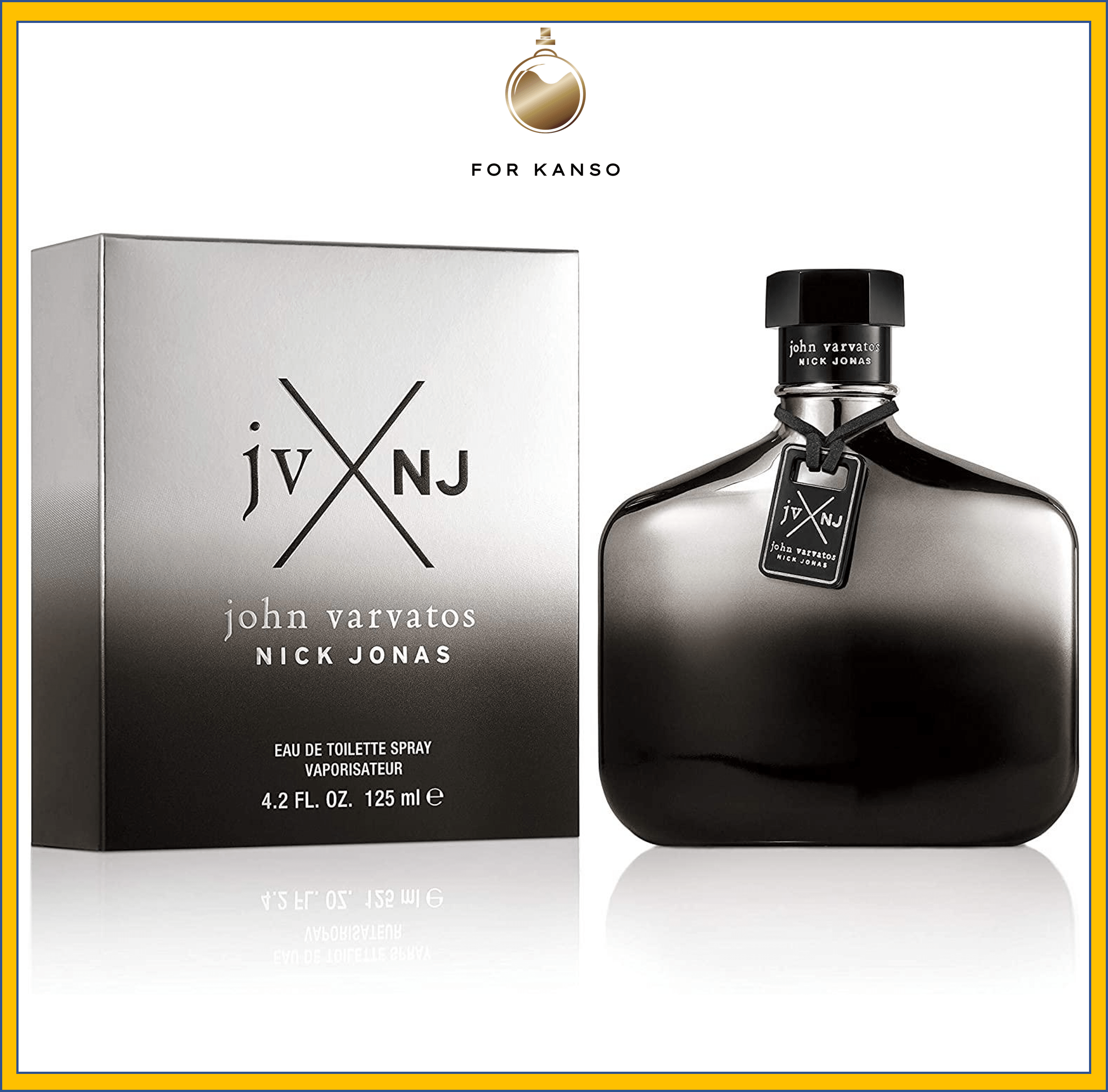 John Varvatos Nick Jonas JV x NJ Silver EDT (125ml) Men Perfume