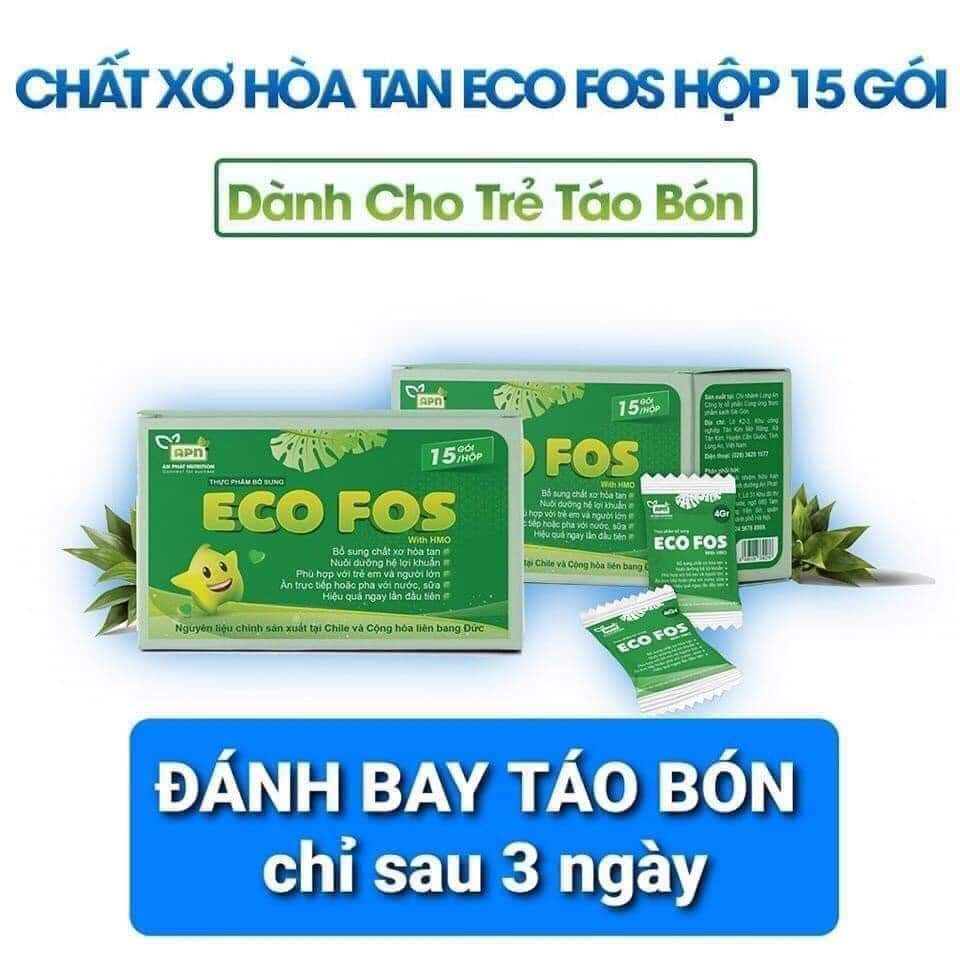 Chất Xơ Hòa Tan ECO FOS (Hộp 15 gói) dae 2025