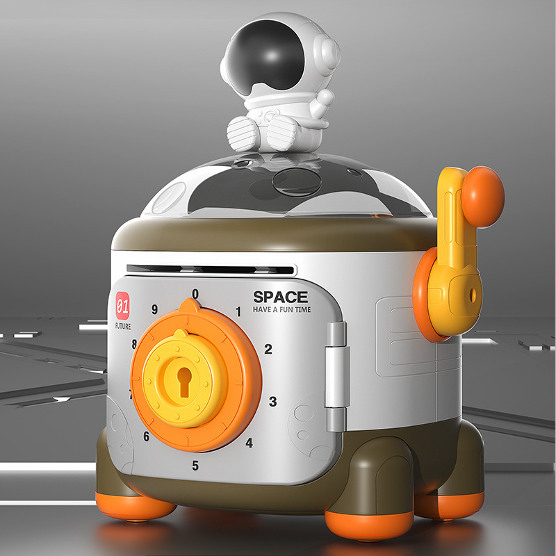 Space astronaut code piggy bank only in and out of the large smart space piggy bank ornament cartoon piggy bank