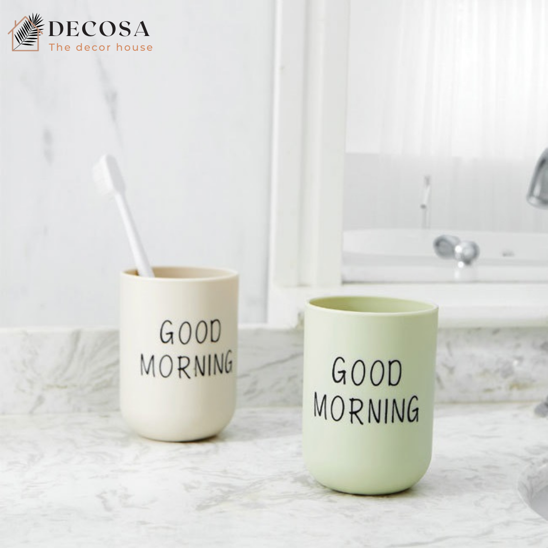 Ly uống nước ly đánh răng đựng bàn chải Decosa
